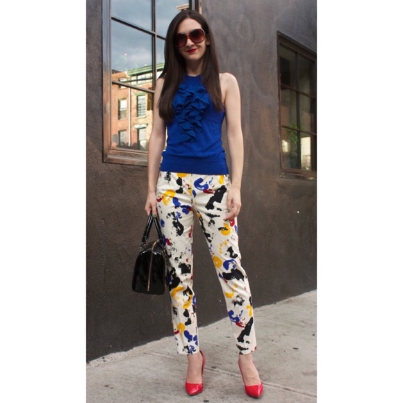 Zara Pants - ZARA BRUSHSTROKE TROUSER
